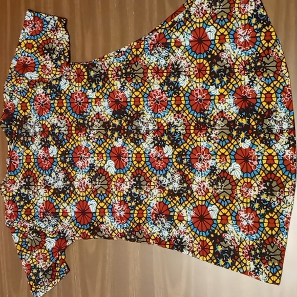 Lularoe Size S Patterned Blouse - Picture 2 of 4